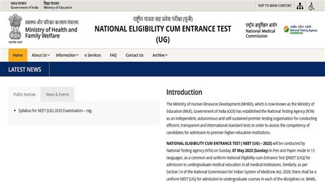 neet nta official website.